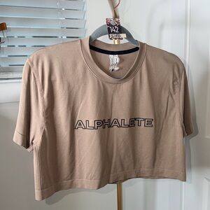 142. Alphalete Elements Short Sleeve Crop Top